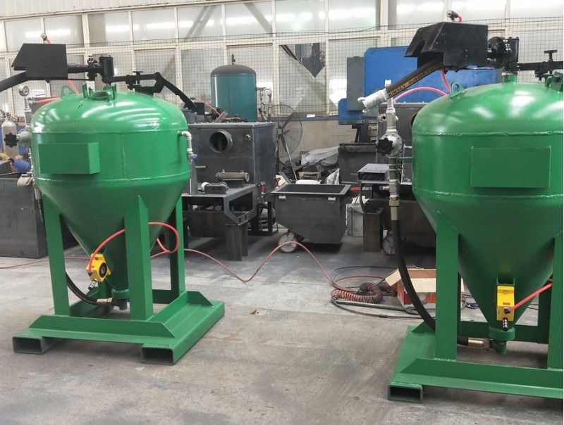 HC1500型固定式大型無塵噴砂機